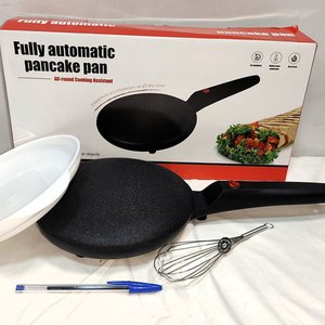 Panquequera Eléctrica Automática Nueva en Caja con Batidor y Plato - imagen 2