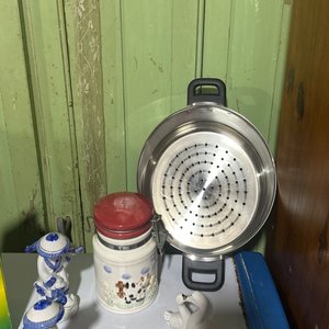Lote anterior: Lote de Adornos y Colador de Acero Inoxidable