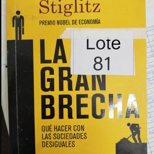 Lote anterior: Libro "La Gran Brecha" de Joseph E. Stiglitz