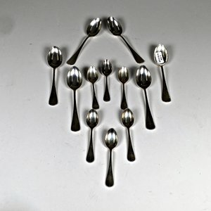 Doce Cucharitas Christofle de Metal para Té y Café - imagen 2