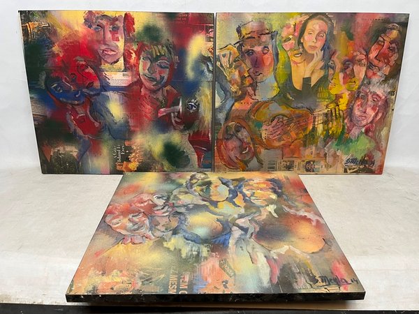 Lote anterior: Pintura de Saul Merla 'Figuras' - Tres recnicas mixtas sobre fibra