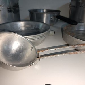 Set de Cocina de Camping Royal de Aluminio Antiguo Completo - imagen 10