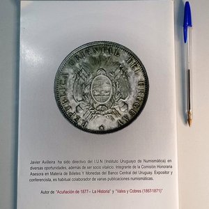 Libro "Barriga Caso - Beisso: Últimas Acuñaciones del Siglo XIX" con Monedas y Folleto del Banco Central del Uruguay - imagen 2