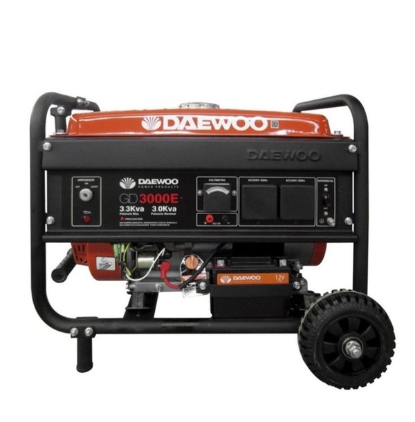 Generador Eléctrico a Nafta Daewoo GD3000E Monofásico 3.5 kW