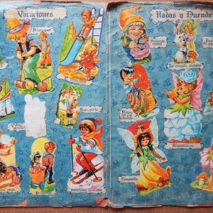 Álbum de Figuritas Blancanieves y los Siete Enanitos Crack (1965) - Casi Completo - imagen 2