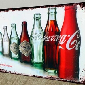 Lote anterior: Cartel Metálico Decorativo Coca Cola Botellas Vintage 28x19 cm