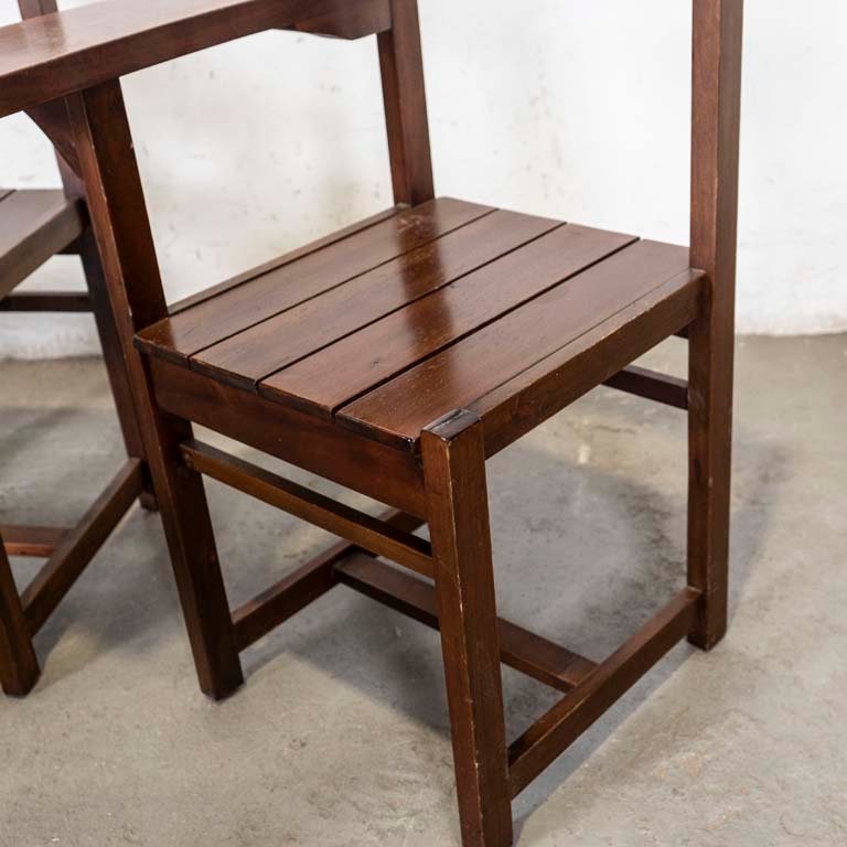 Cuatro sillas de madera 'Delfino Alvarez' en excelente condición - imagen 3