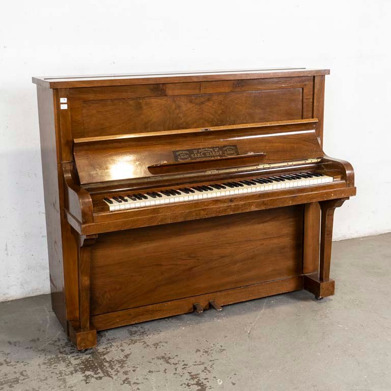 Piano Vertical Carl Hardt Stuttgart - Madera y Lustre con Detalles