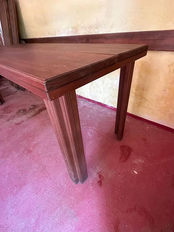 MESA DE MADERA DE COMEDOR EN MADERA DURA - imagen 5