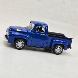 Camioneta Ford F-100 Escala Azul Metálico - imagen 2