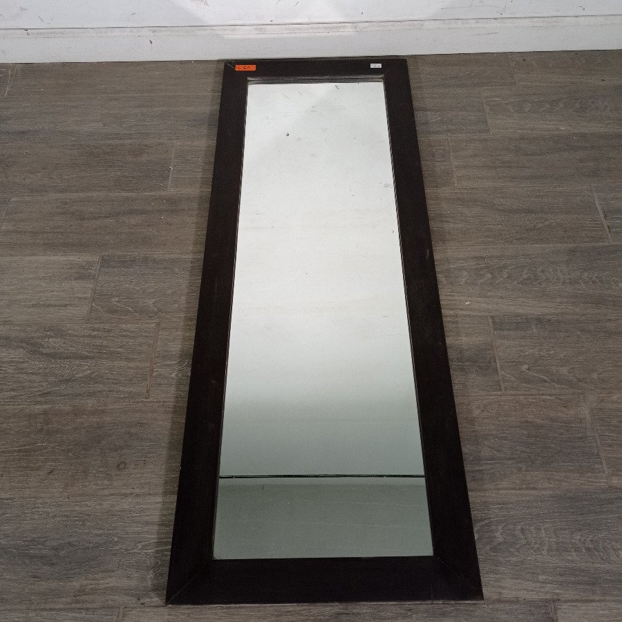 Espejo Marco Madera Oscura Medidas 44cm x 1,20m