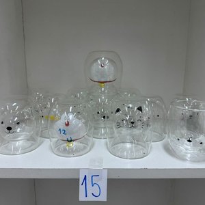 Set de 24 Vasos de Vidrio Doble Pared con Diseños Infantiles - imagen 3