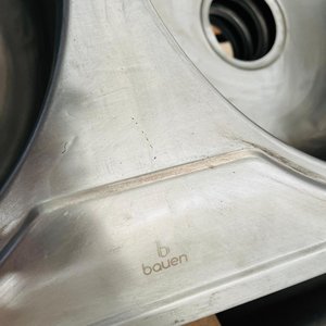 Lote de 4 Bachas Dobles de Acero Inoxidable Marca Bauen - imagen 4