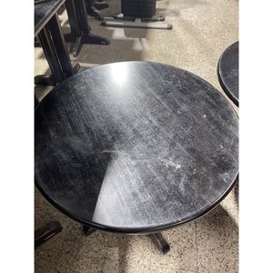 Par de Mesas de Bar Circulares de Madera Delfino Álvarez - imagen 2