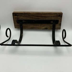 Lote anterior: Portarrollos Rústico de Pared en Hierro Forjado y Madera