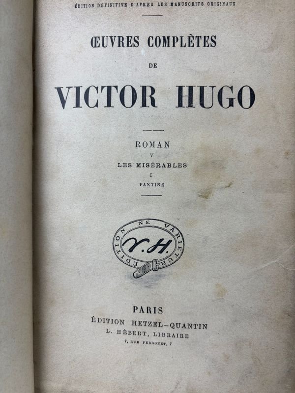 Colección de libros completos de Los Miserables por Víctor Hugo - imagen 2