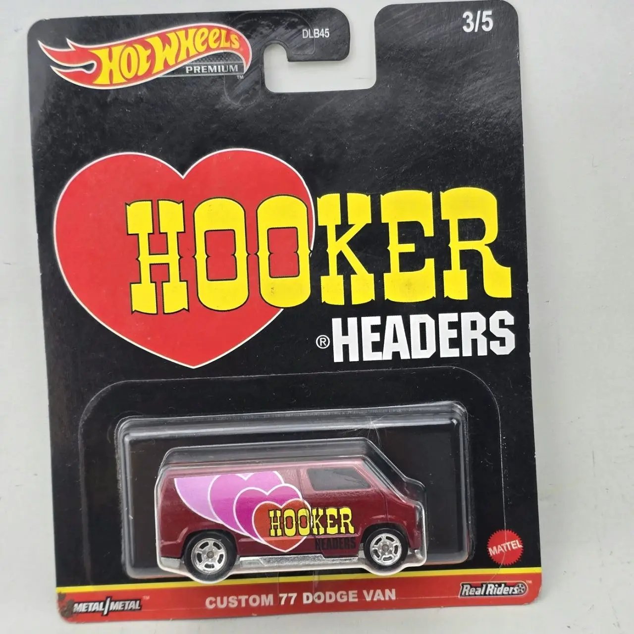Hot Wheels Premium Custom '77 Dodge Van Hooker Headers