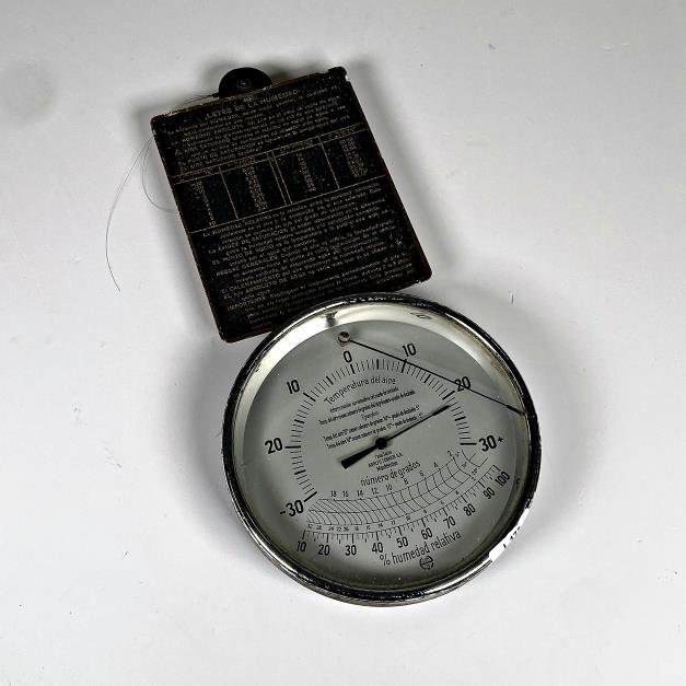 Medidor de Temperatura y Humedad del Aire Antiguo