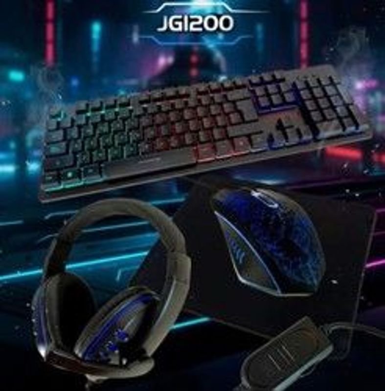 Kit de Gamer Completo con Teclado, Auriculares, Mouse y Mousepad - imagen 2