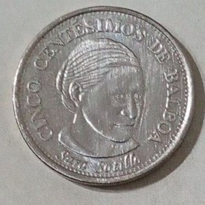 Moneda Conmemorativa 5 Centésimos de Balboa Panamá - Sara Sotillo 2017 - imagen 1