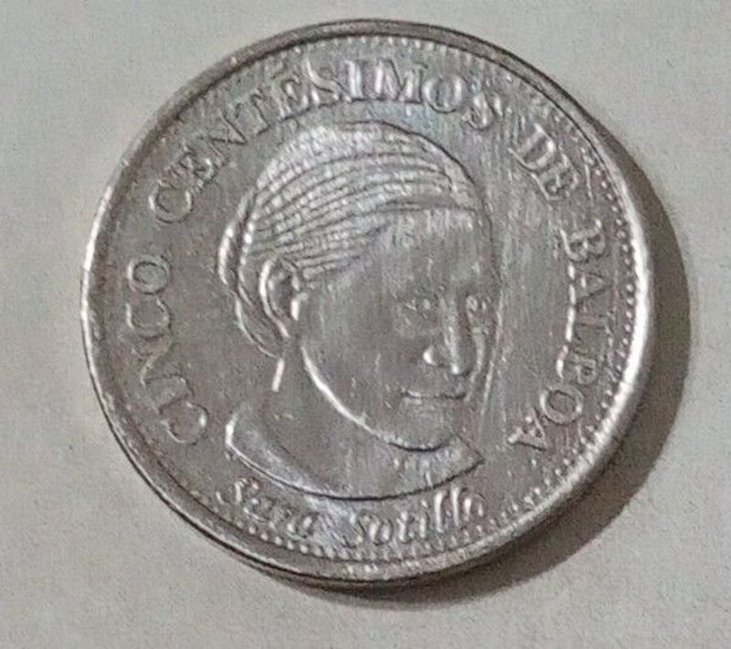 Moneda Conmemorativa 5 Centésimos de Balboa Panamá - Sara Sotillo 2017