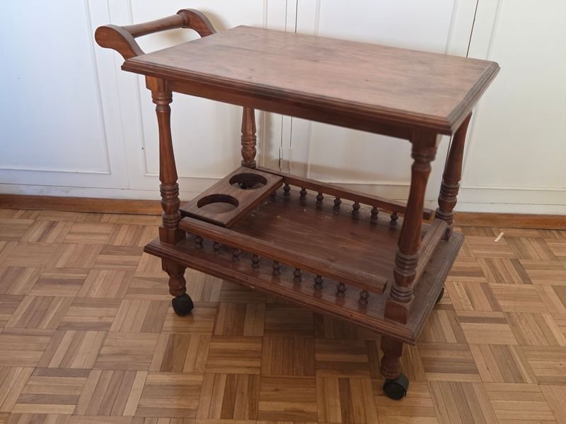 Barcito rodante en madera maciza de excelente condición - imagen 3