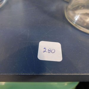 Botella de vidrio transparente - imagen 4