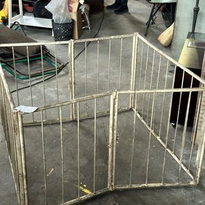 Corral de Hierro PLEGABLE( Para pintar) Niños o animailitos - imagen 2