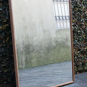 Espejo Rectangular con Marco de Madera Natural - imagen 2
