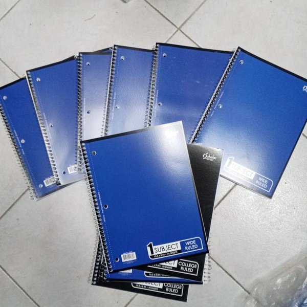 Cuadernos de notas en buen estado