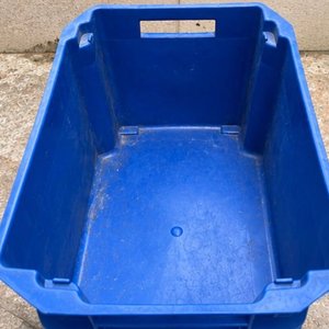 Lote de 3 Cajones Plásticos Grandes Azules y Verdes - imagen 3