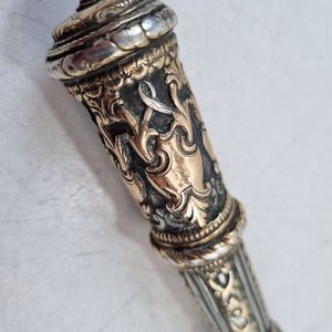 Facon Criollo Antiguo J.M. Mailhos "Cazador" con Vaina de Cuero y Plata - imagen 9