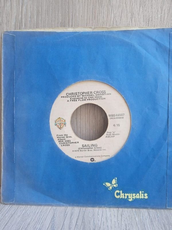 Lote siguiente: Vinilo de Christopher Cross - Sailing (1979) - Hecho en USA
