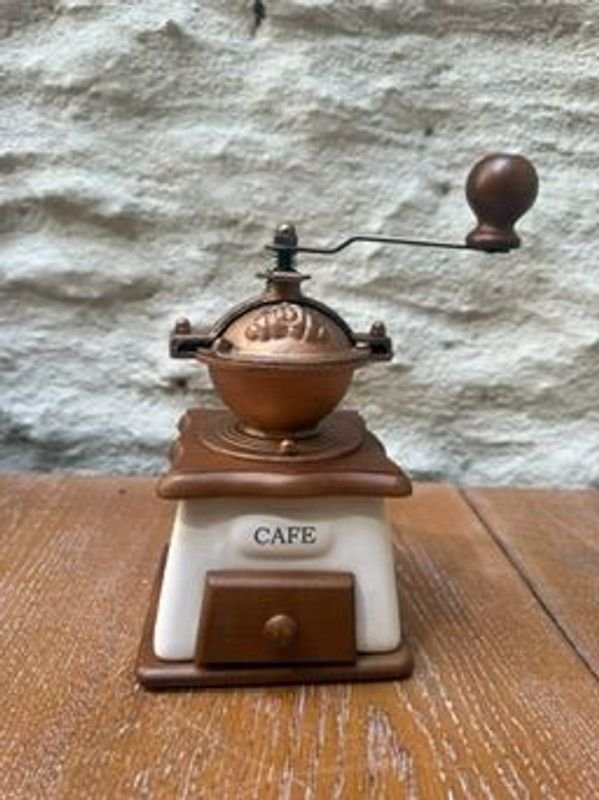 Molinillo de café cerámico antiguo - imagen 3