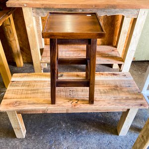 Mesa de Palets Rústica de Madera Clara - imagen 2