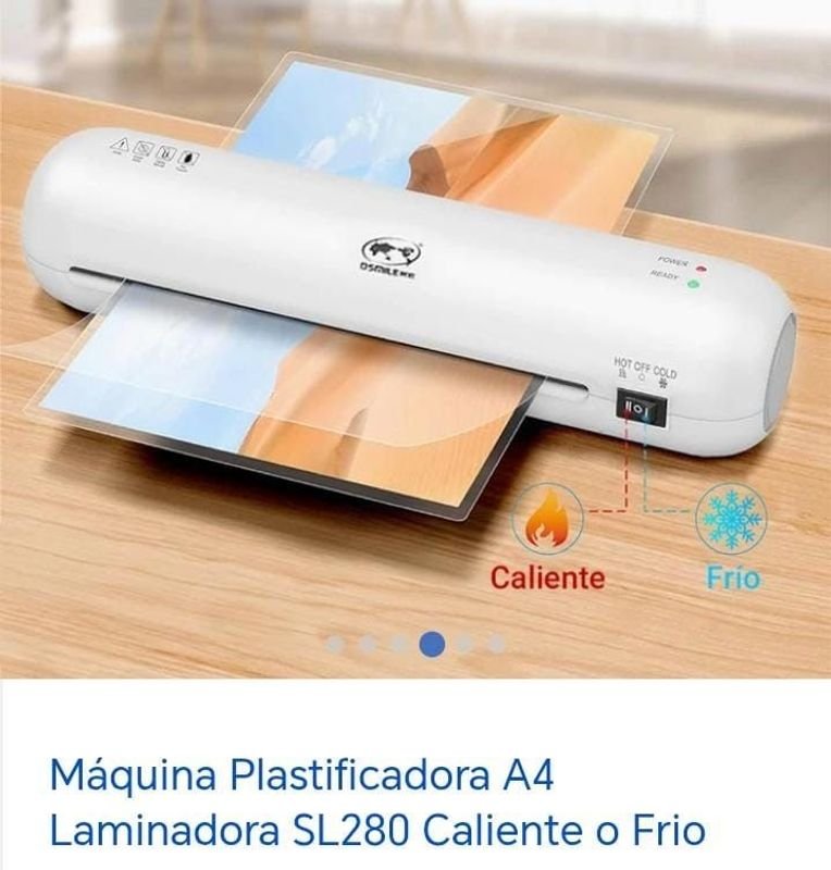 Máquina para plastificar y laminar hasta tamaño A4 - imagen 2