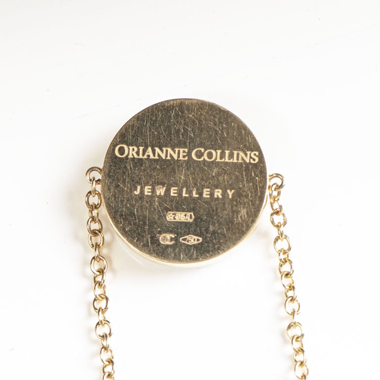 Pulsera de oro 18k con camafeo figura ángel - imagen 2