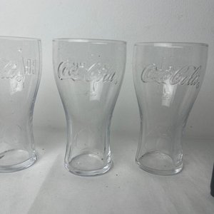 Juego de 4 Vasos Coleccionables Coca Cola de Vidrio - imagen 4
