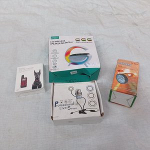 Cuatro piezas: cargador + linterna + cargador de celular + collar para perro. - imagen 2
