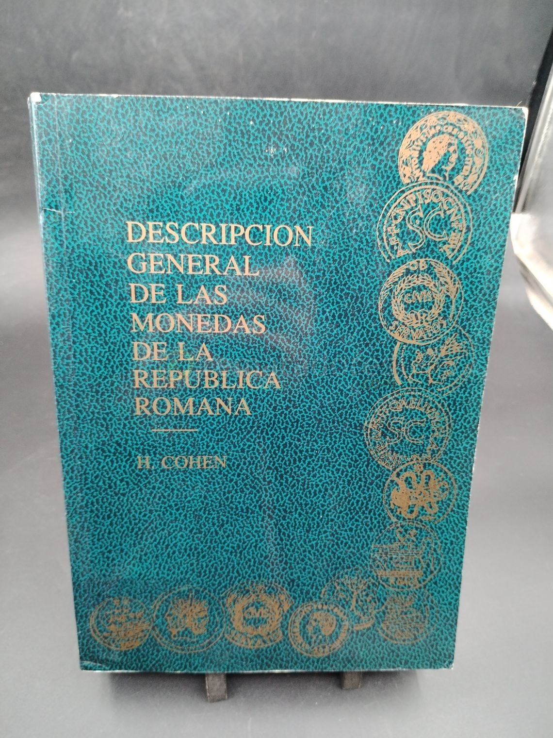 Libro Descripción General de las Monedas de la República Romana por H. Cohen
