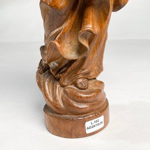 Talla en Madera "Dama y Niño" - Figura Religiosa - imagen 3