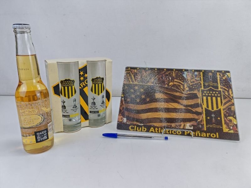 Cuadro Y Vasos De Peñarol - Club Atlético Penarol - imagen 2