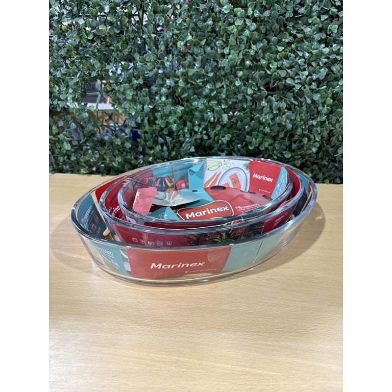 Fuentes de vidrio para horno, nuevas y de diferentes medidas