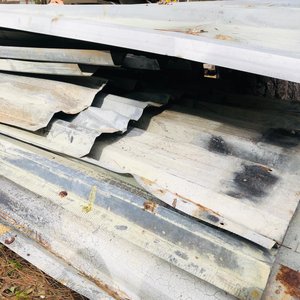 Lote de 12 Chapas Trapezoidales Usadas - imagen 3
