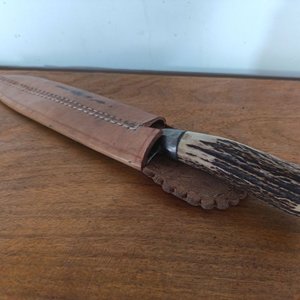 Cuchilla Artesanal de 25 cm con Vaina de Cuero - imagen 2