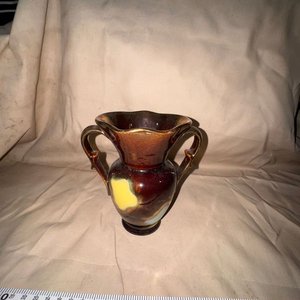 Ánfora Vintage Cerámica Alemana Esmaltada Mid-Century "Keramik" - imagen 2