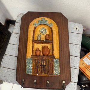 Colgador de Llaves Decorativo Estilo Rústico - imagen 1