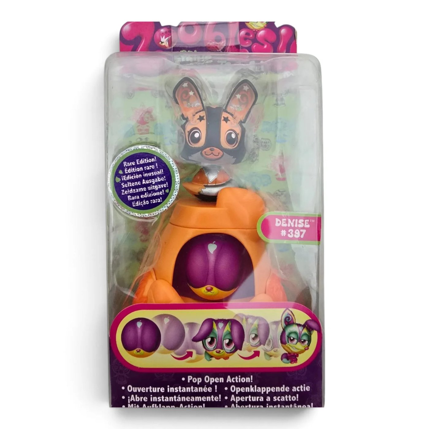 Figura Coleccionable Zoobles Denise #397 Edición Rara Pop Open Action