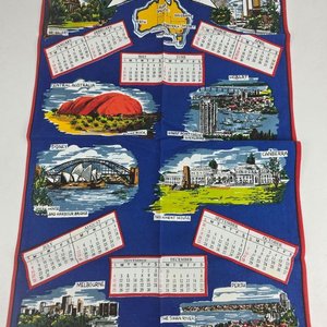 Lote de 6 Repasadores con Calendario 1979 de Australia - imagen 3