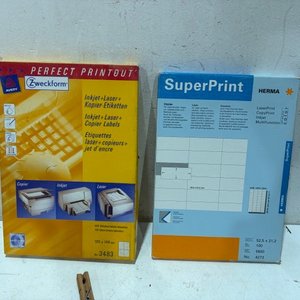 Lote anterior: 2 Cajas de Etiquetas Autoadhesivas SuperPrint y Zweckform